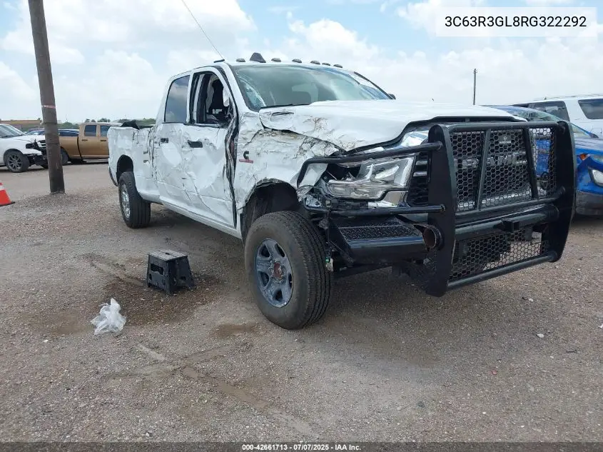 2024 Ram 3500 Tradesman VIN: 3C63R3GL8RG322292 Lot: 42661713