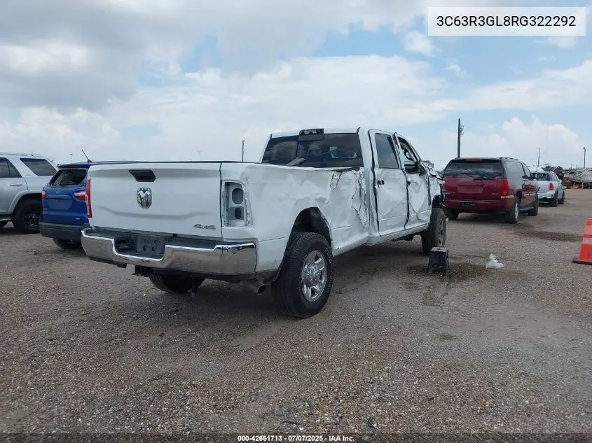 2024 Ram 3500 Tradesman VIN: 3C63R3GL8RG322292 Lot: 42661713