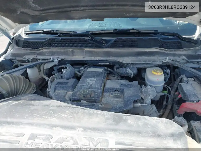 2024 Ram 3500 Big Horn 4X4 8' Box VIN: 3C63R3HL8RG339124 Lot: 42770371