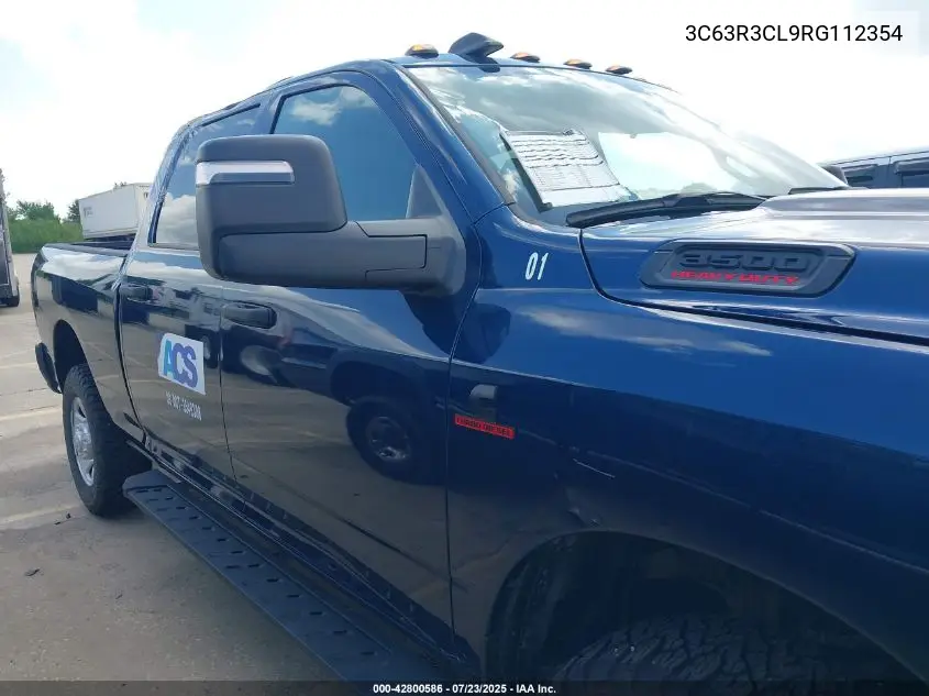 2024 Ram 3500 Tradesman 4X4 6'4 Box VIN: 3C63R3CL9RG112354 Lot: 42800586