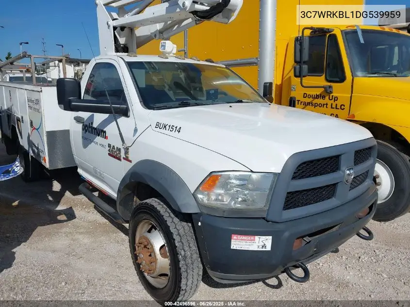 2013 Ram 4500 Chassis Tradesman/Slt VIN: 3C7WRKBL1DG539959 Lot: 42496596