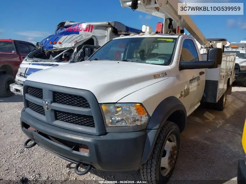 2013 Ram 4500 Chassis Tradesman/Slt VIN: 3C7WRKBL1DG539959 Lot: 42496596