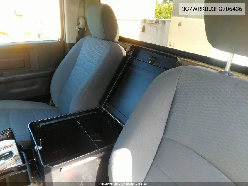 2015 Ram 4500 Chassis Tradesman/Slt VIN: 3C7WRKBJ3FG706436 Lot: 42298109
