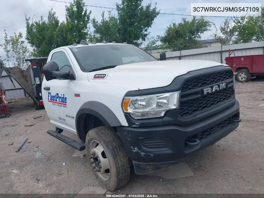 2021 Ram 4500 Chassis Tradesman/Slt VIN: 3C7WRKCJ9MG547109 Lot: 42452351