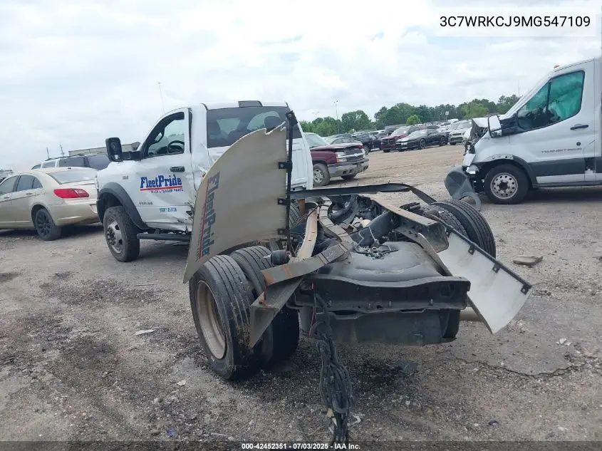 2021 Ram 4500 Chassis Tradesman/Slt VIN: 3C7WRKCJ9MG547109 Lot: 42452351