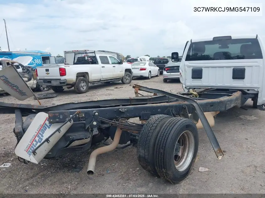 2021 Ram 4500 Chassis Tradesman/Slt VIN: 3C7WRKCJ9MG547109 Lot: 42452351