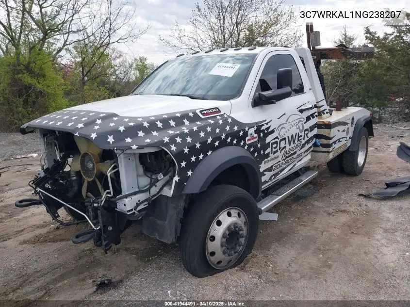 2022 Ram 4500 Chassis Tradesman/Slt VIN: 3C7WRKAL1NG238207 Lot: 41944491