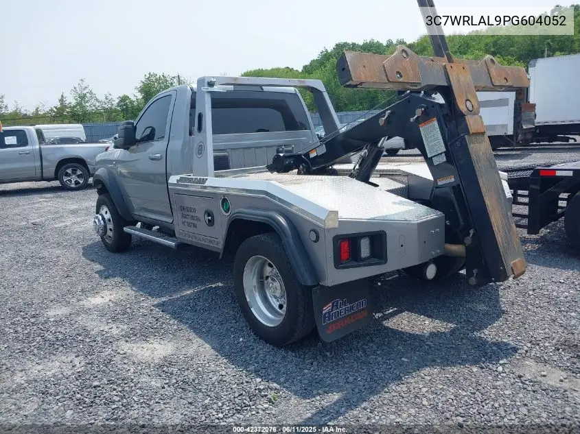 2023 Ram 4500 Chassis Tradesman/Slt VIN: 3C7WRLAL9PG604052 Lot: 42372076