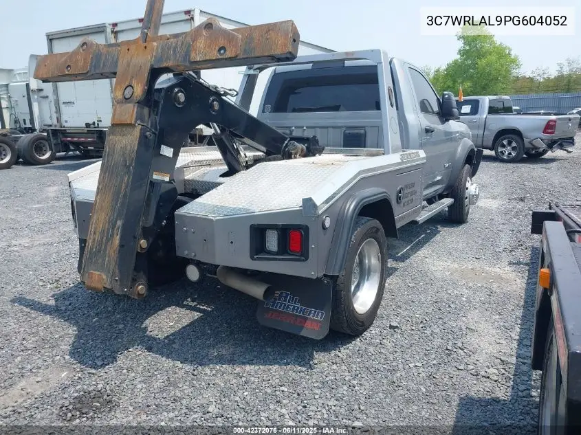 2023 Ram 4500 Chassis Tradesman/Slt VIN: 3C7WRLAL9PG604052 Lot: 42372076