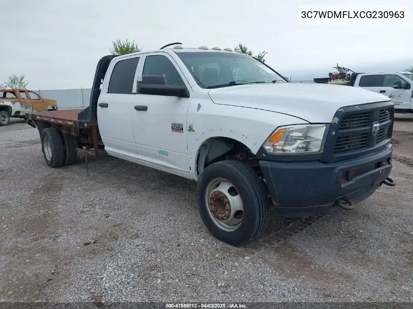 2012 Ram 5500 Chassis St/Slt/Laramie VIN: 3C7WDMFLXCG230963 Lot: 41959713