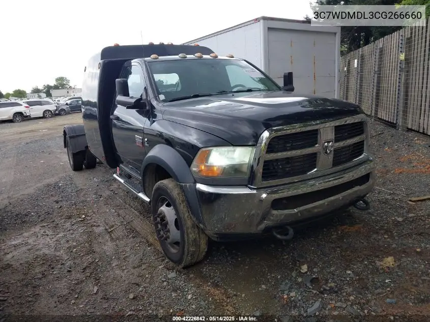 2012 Ram 5500 Chassis St/Slt VIN: 3C7WDMDL3CG266660 Lot: 42226842
