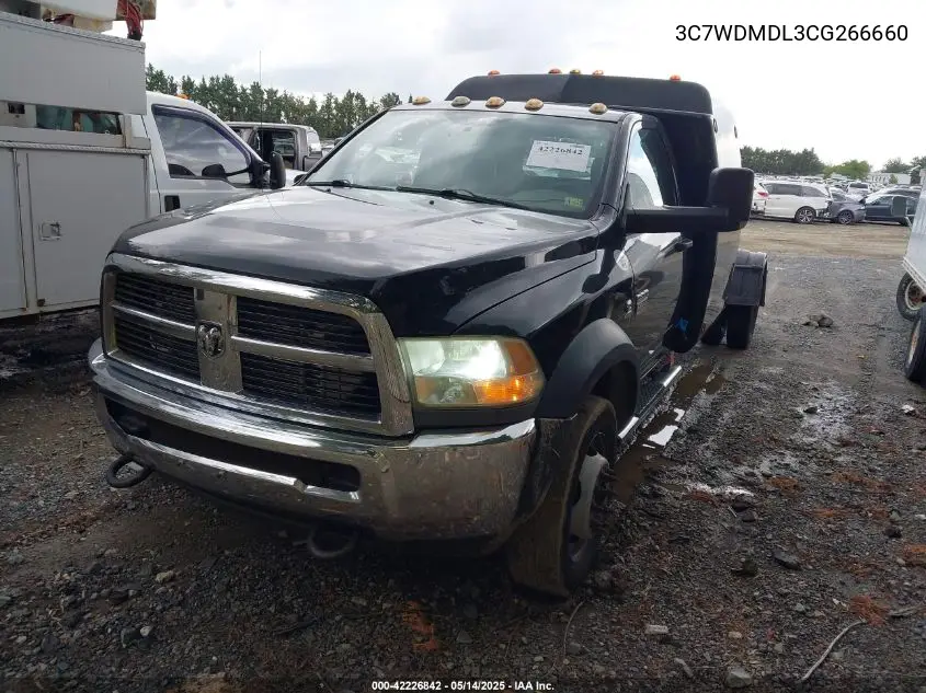 2012 Ram 5500 Chassis St/Slt VIN: 3C7WDMDL3CG266660 Lot: 42226842