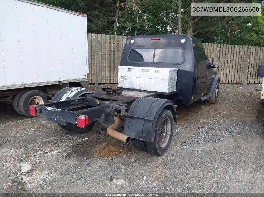 2012 Ram 5500 Chassis St/Slt VIN: 3C7WDMDL3CG266660 Lot: 42226842