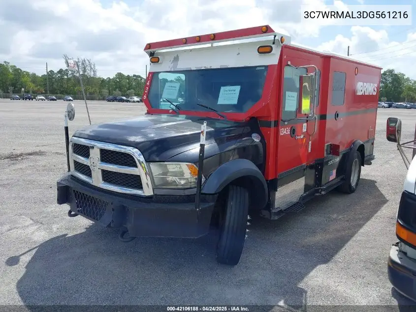 2013 Ram 5500 Chassis Tradesman/Slt VIN: 3C7WRMAL3DG561216 Lot: 42106188