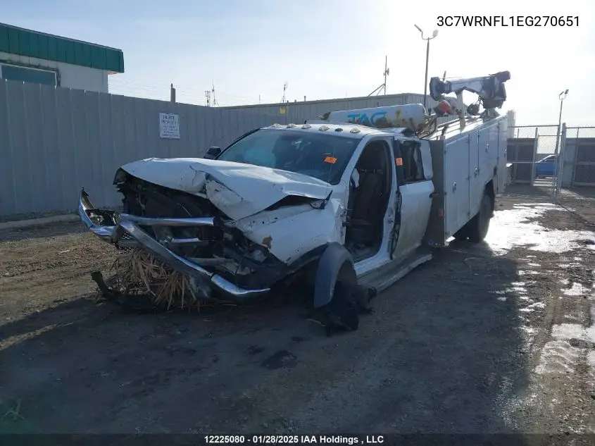 2014 Ram 5500 VIN: 3C7WRNFL1EG270651 Lot: 12225080