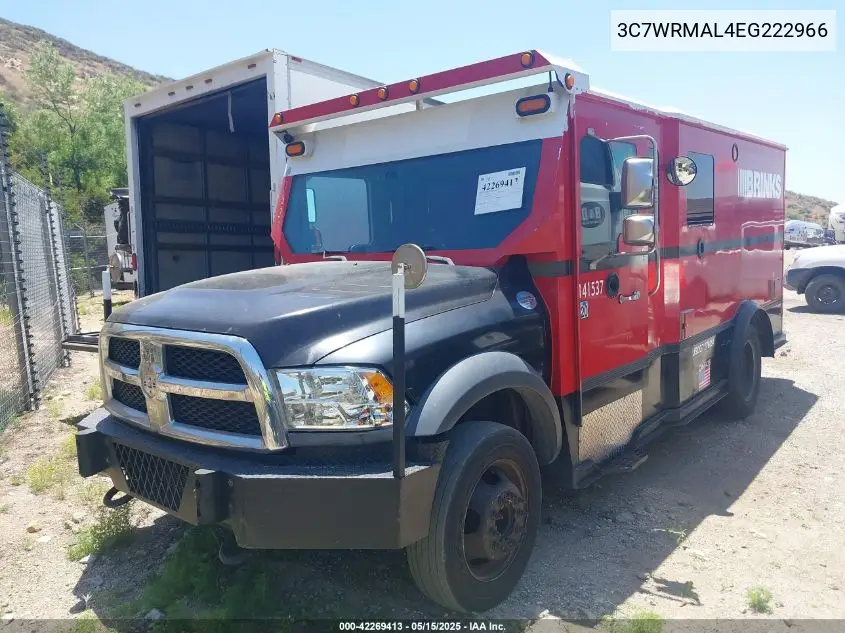 2014 Ram 5500 Chassis Tradesman/Slt VIN: 3C7WRMAL4EG222966 Lot: 42269413
