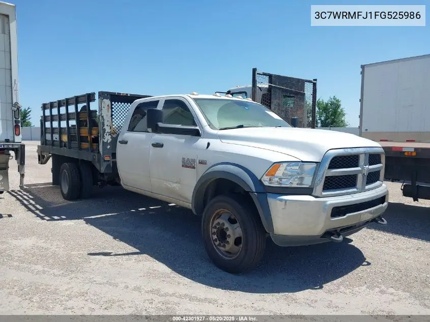 2015 Ram 5500 Chassis Tradesman/Slt/Laramie VIN: 3C7WRMFJ1FG525986 Lot: 42301927