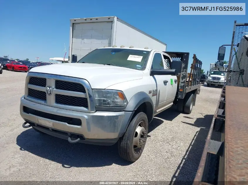 2015 Ram 5500 Chassis Tradesman/Slt/Laramie VIN: 3C7WRMFJ1FG525986 Lot: 42301927