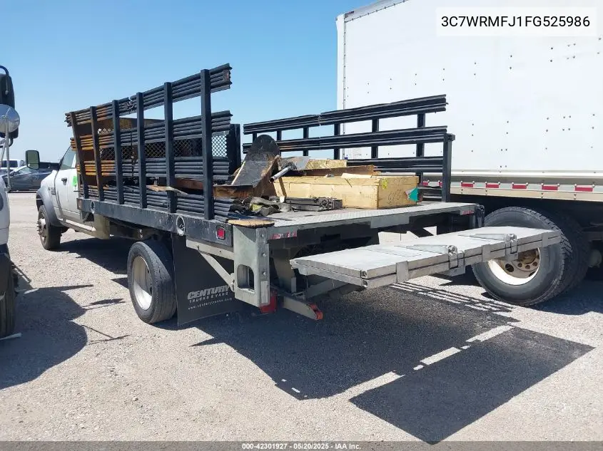 2015 Ram 5500 Chassis Tradesman/Slt/Laramie VIN: 3C7WRMFJ1FG525986 Lot: 42301927
