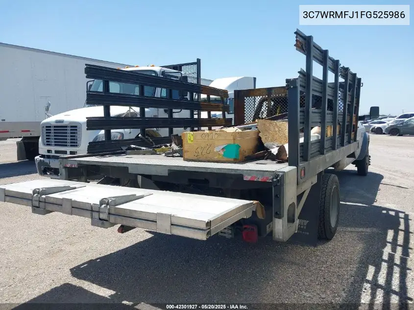 2015 Ram 5500 Chassis Tradesman/Slt/Laramie VIN: 3C7WRMFJ1FG525986 Lot: 42301927