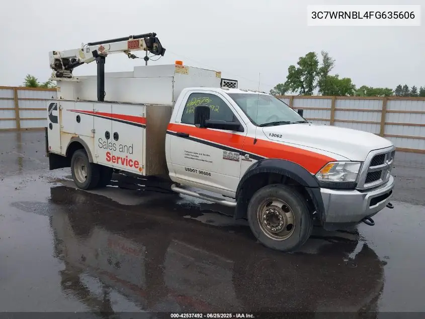2015 Ram 5500 Chassis Tradesman/Slt VIN: 3C7WRNBL4FG635606 Lot: 42537492