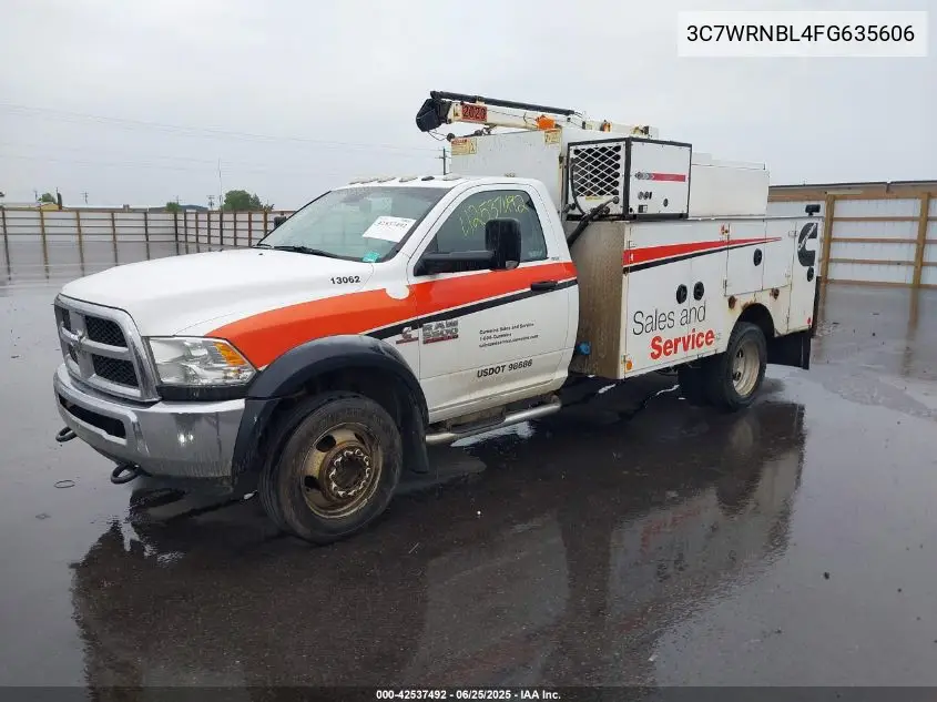 2015 Ram 5500 Chassis Tradesman/Slt VIN: 3C7WRNBL4FG635606 Lot: 42537492