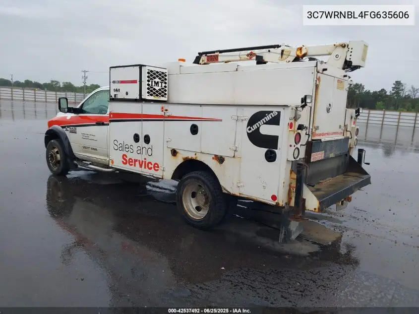 2015 Ram 5500 Chassis Tradesman/Slt VIN: 3C7WRNBL4FG635606 Lot: 42537492