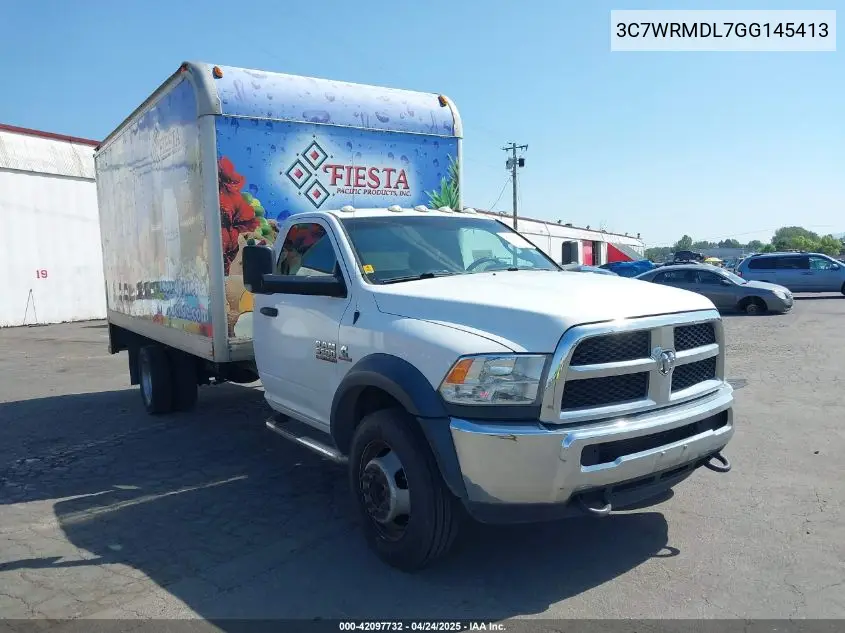 2016 Ram 5500 Chassis Tradesman/Slt VIN: 3C7WRMDL7GG145413 Lot: 42097732