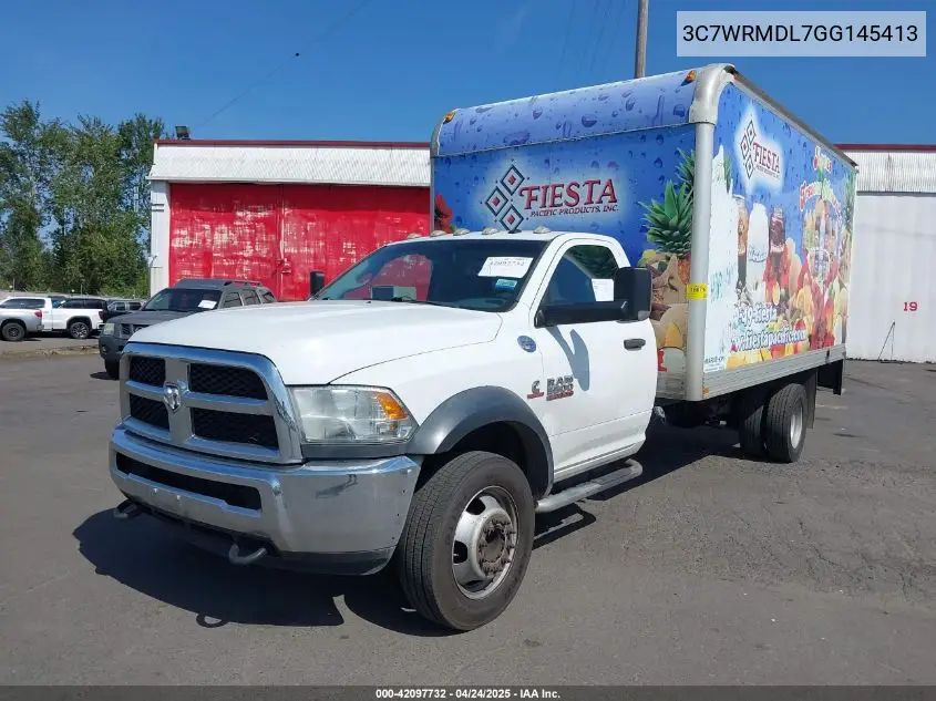 2016 Ram 5500 Chassis Tradesman/Slt VIN: 3C7WRMDL7GG145413 Lot: 42097732