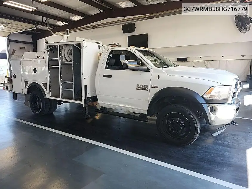 2017 Ram 5500 Chassis Tradesman/Slt VIN: 3C7WRMBJ8HG716779 Lot: 42255405