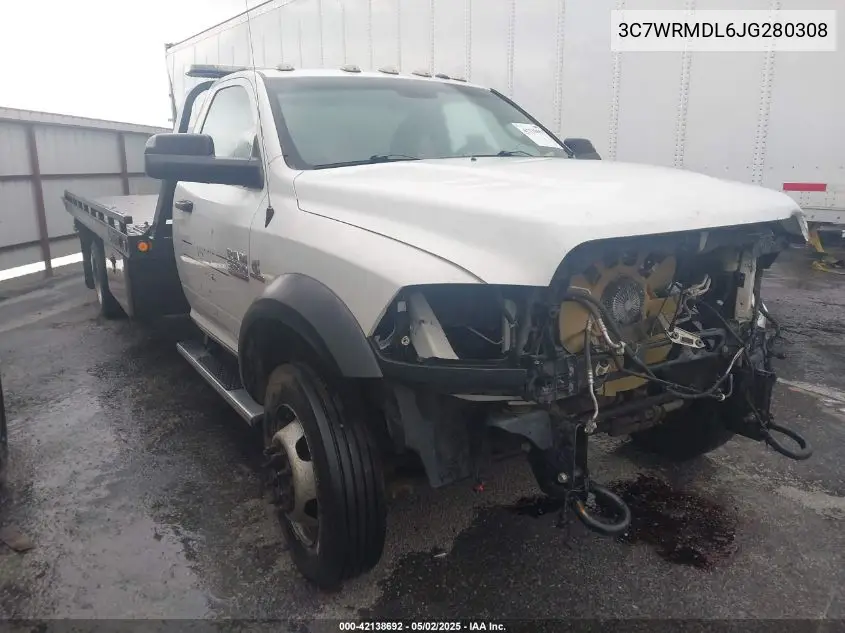 2018 Ram 5500 Chassis Tradesman/Slt VIN: 3C7WRMDL6JG280308 Lot: 42138692