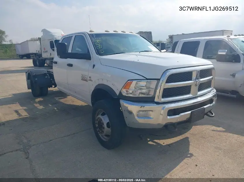 2018 Ram 5500 Chassis Tradesman/Slt/Laramie VIN: 3C7WRNFL1JG269512 Lot: 42155112