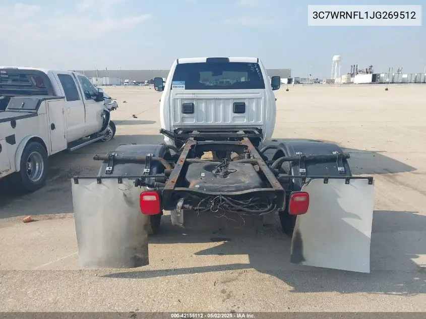 2018 Ram 5500 Chassis Tradesman/Slt/Laramie VIN: 3C7WRNFL1JG269512 Lot: 42155112
