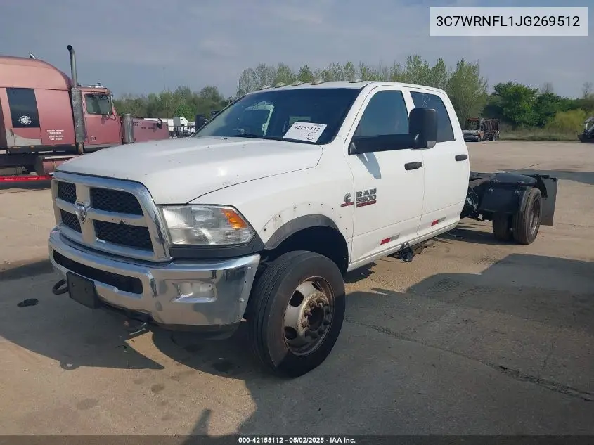 2018 Ram 5500 Chassis Tradesman/Slt/Laramie VIN: 3C7WRNFL1JG269512 Lot: 42155112