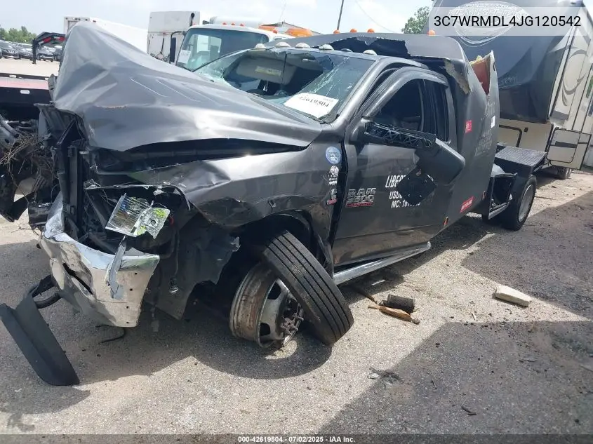 2018 Ram 5500 Chassis Tradesman/Slt VIN: 3C7WRMDL4JG120542 Lot: 42619504