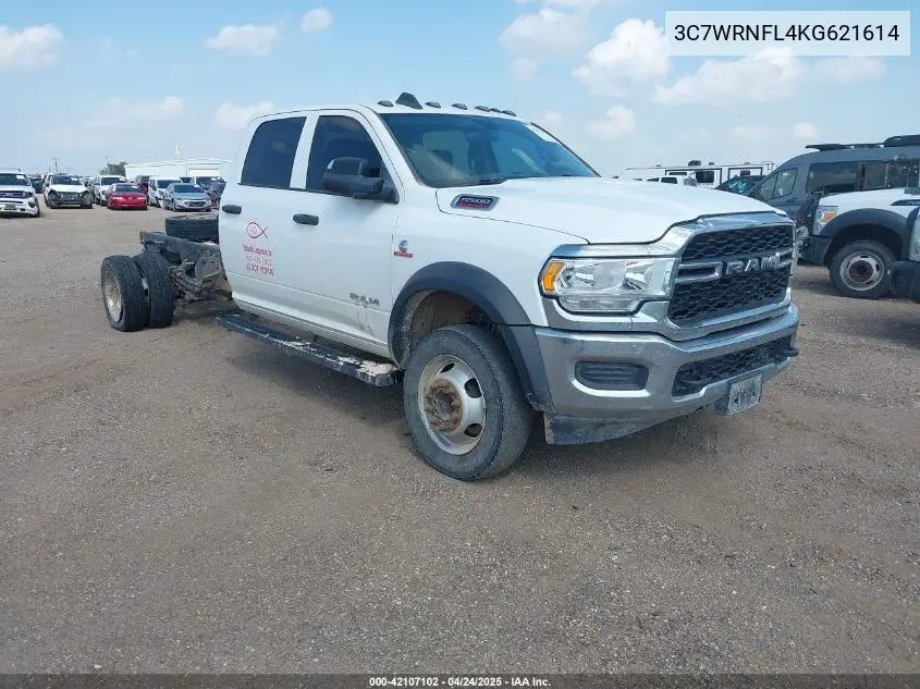2019 Ram 5500 Chassis Tradesman/Slt/Laramie/Limited VIN: 3C7WRNFL4KG621614 Lot: 42107102