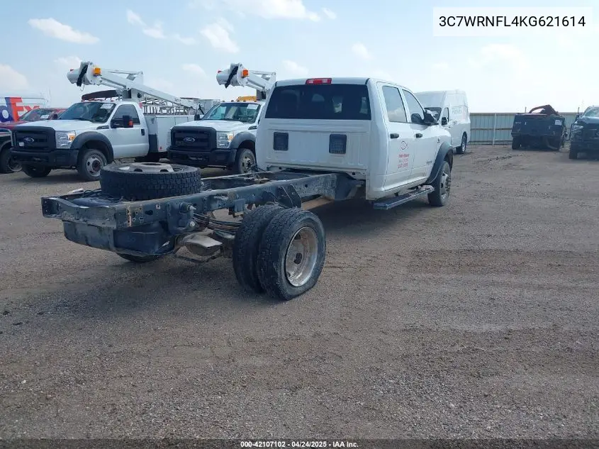 2019 Ram 5500 Chassis Tradesman/Slt/Laramie/Limited VIN: 3C7WRNFL4KG621614 Lot: 42107102