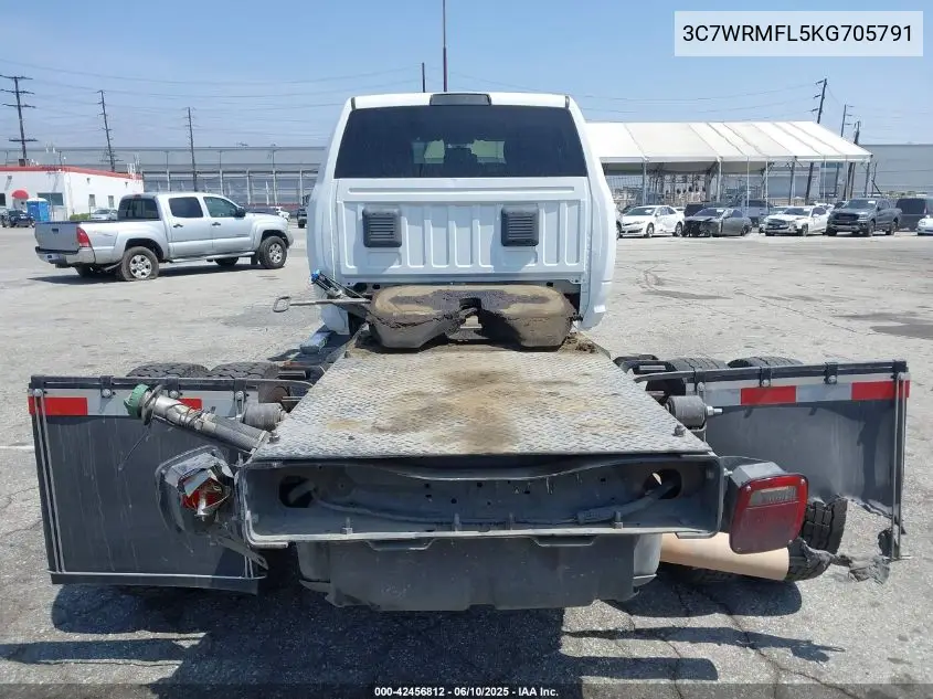 2019 Ram 5500 Chassis Tradesman/Slt/Laramie/Limited VIN: 3C7WRMFL5KG705791 Lot: 42456812
