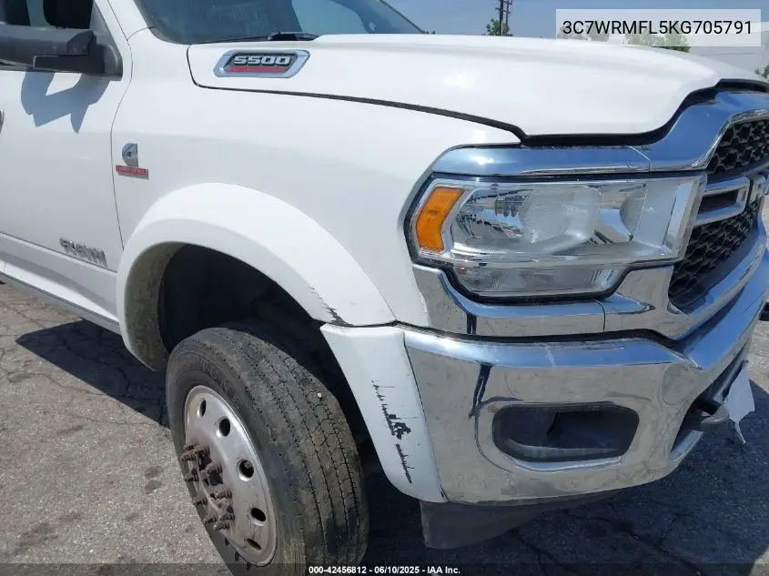 2019 Ram 5500 Chassis Tradesman/Slt/Laramie/Limited VIN: 3C7WRMFL5KG705791 Lot: 42456812