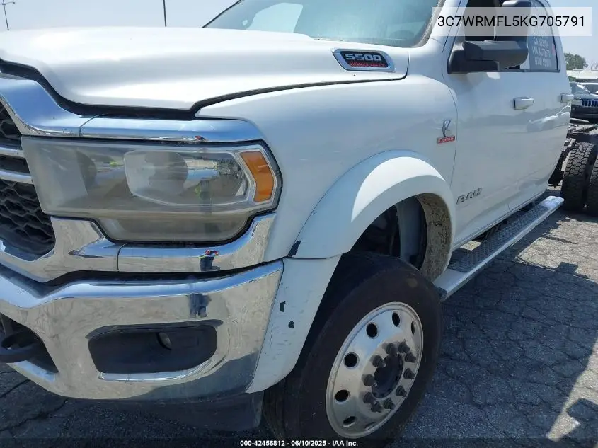 2019 Ram 5500 Chassis Tradesman/Slt/Laramie/Limited VIN: 3C7WRMFL5KG705791 Lot: 42456812