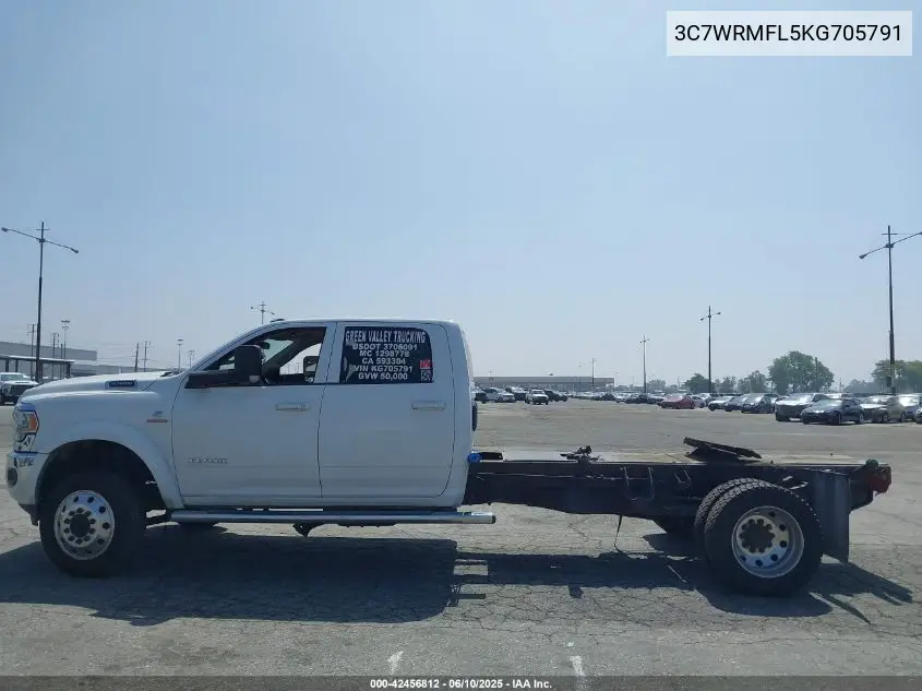 2019 Ram 5500 Chassis Tradesman/Slt/Laramie/Limited VIN: 3C7WRMFL5KG705791 Lot: 42456812