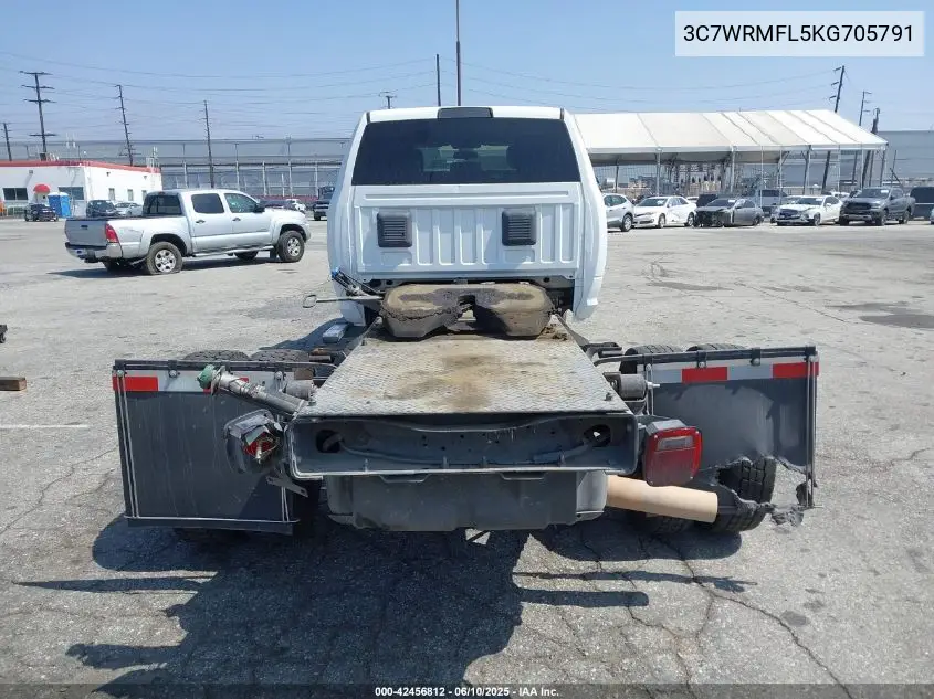 2019 Ram 5500 Chassis Tradesman/Slt/Laramie/Limited VIN: 3C7WRMFL5KG705791 Lot: 42456812
