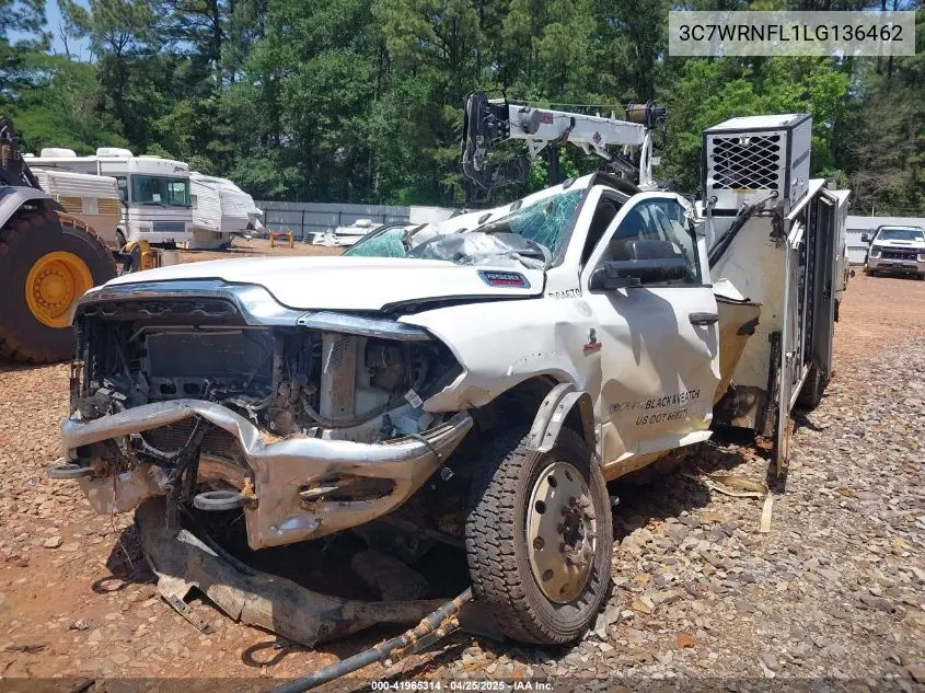 2020 Ram 5500 Chassis Tradesman/Slt/Laramie/Limited VIN: 3C7WRNFL1LG136462 Lot: 41965314