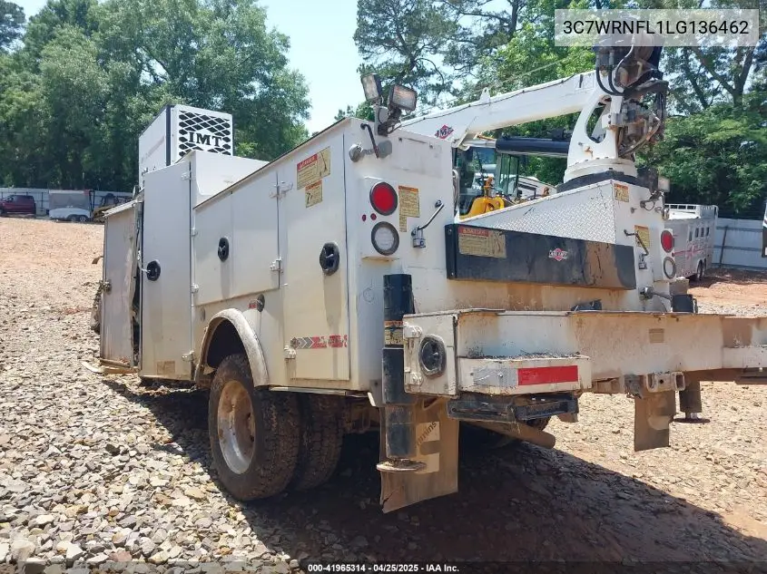 2020 Ram 5500 Chassis Tradesman/Slt/Laramie/Limited VIN: 3C7WRNFL1LG136462 Lot: 41965314