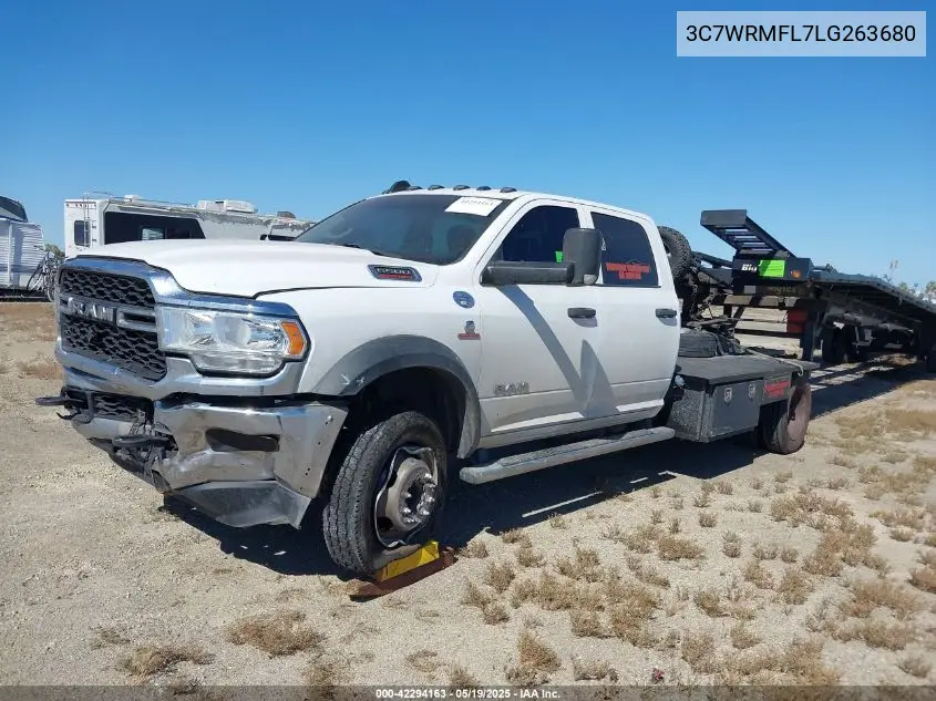 2020 Ram 5500 Chassis Tradesman/Slt/Laramie/Limited VIN: 3C7WRMFL7LG263680 Lot: 42294163