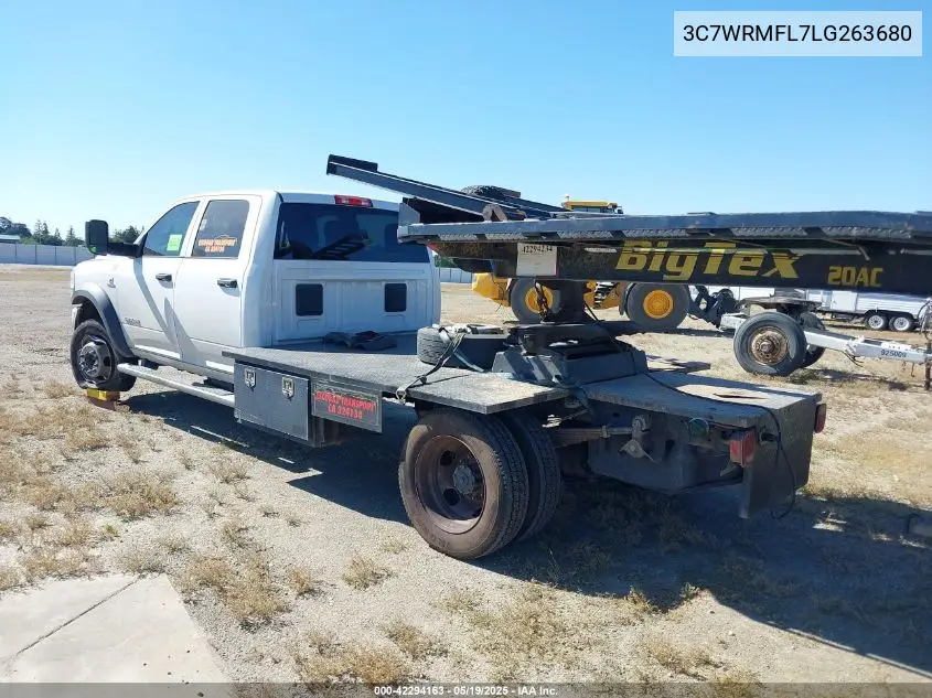 2020 Ram 5500 Chassis Tradesman/Slt/Laramie/Limited VIN: 3C7WRMFL7LG263680 Lot: 42294163
