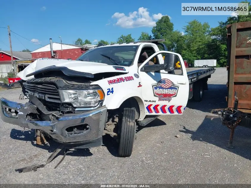 2021 Ram 5500 Chassis Tradesman/Slt VIN: 3C7WRMDL1MG586465 Lot: 42621628