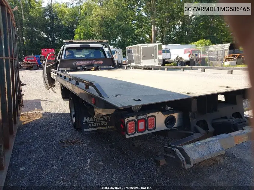 2021 Ram 5500 Chassis Tradesman/Slt VIN: 3C7WRMDL1MG586465 Lot: 42621628
