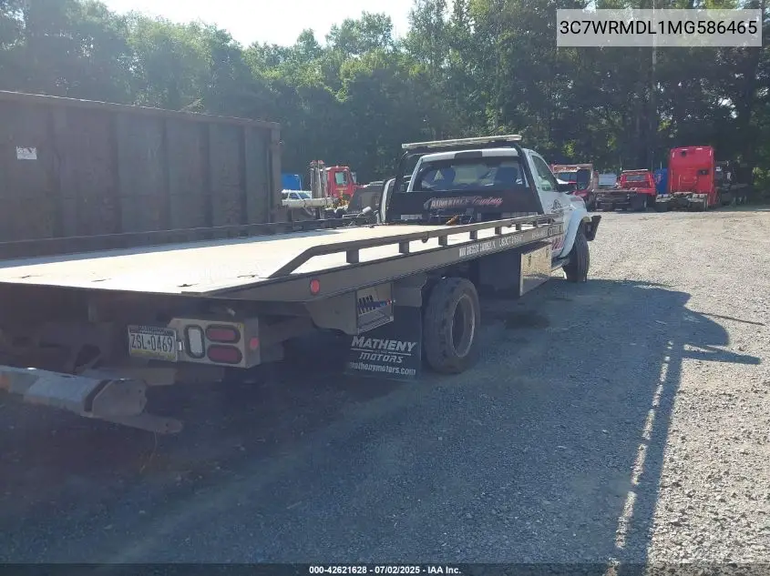 2021 Ram 5500 Chassis Tradesman/Slt VIN: 3C7WRMDL1MG586465 Lot: 42621628