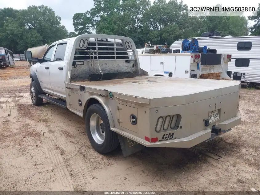 2021 Ram 5500 Chassis Tradesman/Slt/Laramie/Limited VIN: 3C7WRNEL4MG503860 Lot: 42646029